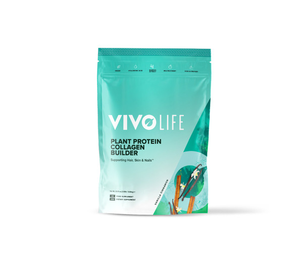 Vivo Life Plant Protein Collagen Builder (Vanilla & Cinnamon) - 900g