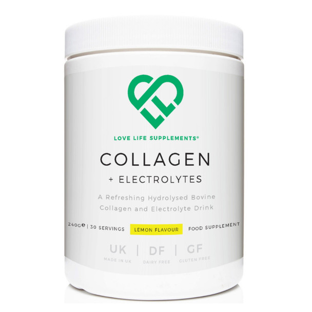 Love Life Supplements Collagen & Electyrolytes Lemon Flavour - 240g