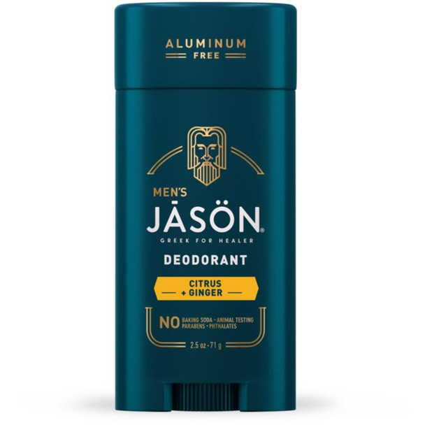 JASON Men's Deodorant Stick (Citrus & Ginger) - 71g