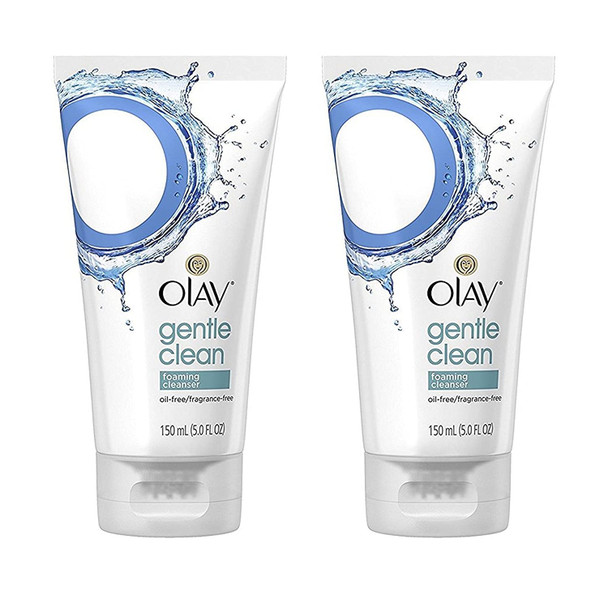 OLAY Gentle Clean Foaming Cleanser 5 oz (Pack of 2)