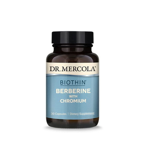 Dr Mercola BIOTHIN Berberine with Chromium - 30 capsules