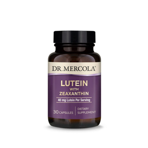 Dr Mercola Lutein with Zeaxanthin - 30 capsules