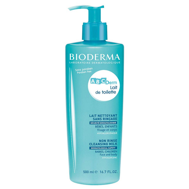 Bioderma - ABCDerm - Cleansing Milk - Baby Wash - Gentle Moisturizing Body Wash - for Baby and Children