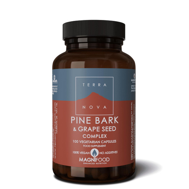 Terranova Pine Bark & Grape Seed Complex - 100 capsules Terranova Pine Bark & Grape Seed Complex - 100 capsules