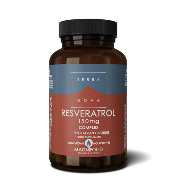 Terranova Resveratrol 150mg Complex - 50 capsules