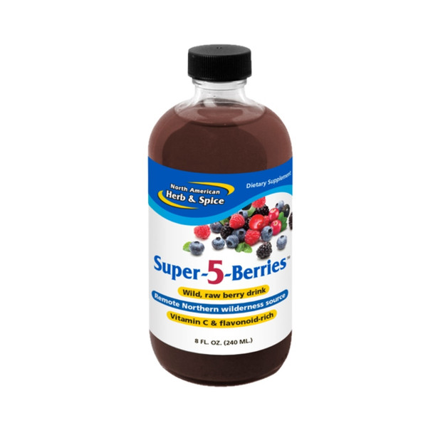 North American Herb & Spice Super-5-Berries - 240ml North American Herb & Spice Super-5-Berries - 240ml