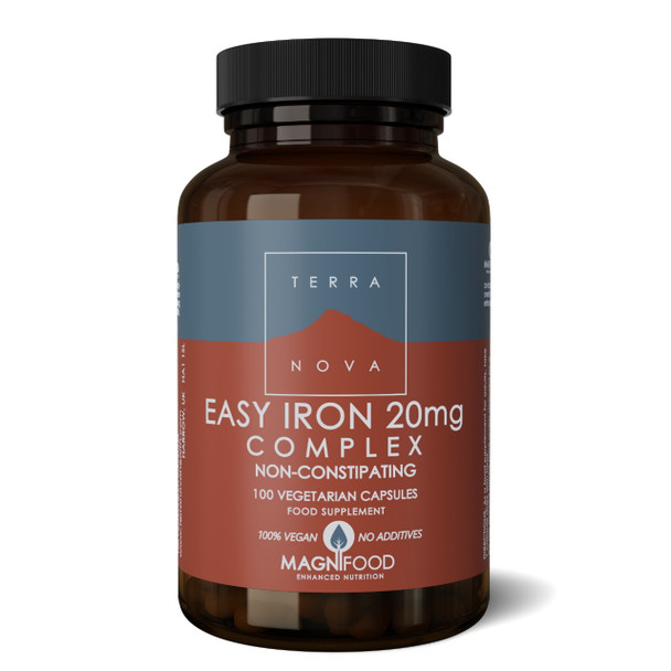 Terranova Easy Iron Complex 20mg - 100 capsules Terranova Easy Iron Complex 20mg - 100 capsules