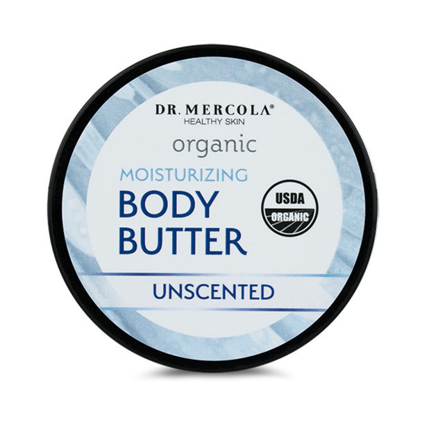 Dr Mercola Healthy Skin Organic Body Butter (Unscented) - 113g