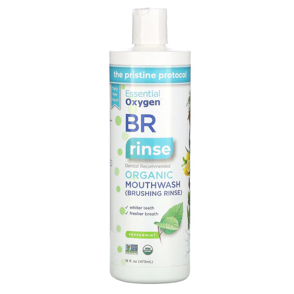 Essential Oxygen BR Organic Mouthwash (Peppermint) - 473ml