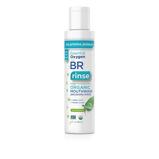 Essential Oxygen BR Organic Mouthwash (Peppermint) - 88ml Essential Oxygen BR Organic Mouthwash (Peppermint) - 88ml