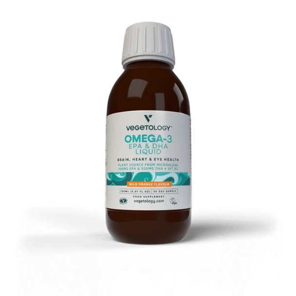 Vegetology Opti3 Omega 3 EPA & DHA Liquid (Orange) - 150ml