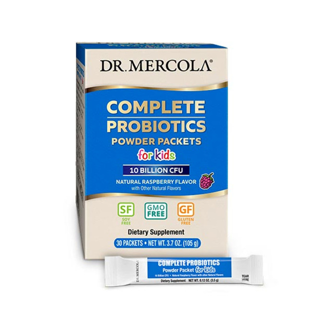 Dr Mercola Probiotic Powder Packets for Kids (30 x3.5g sachets)