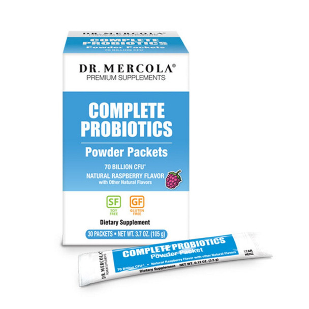 Dr Mercola Probiotic Powder Packs (30 x 3g sachets)