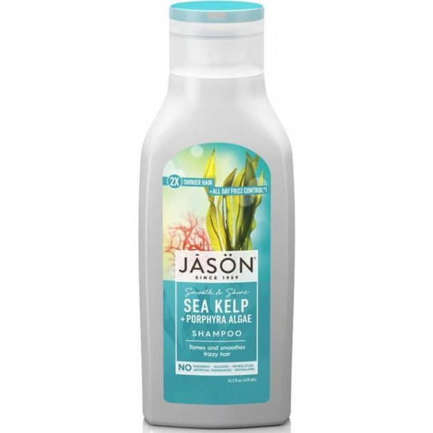 JASON Smooth & Shine Sea Kelp + Porphyra Algae Shampoo - 473ml