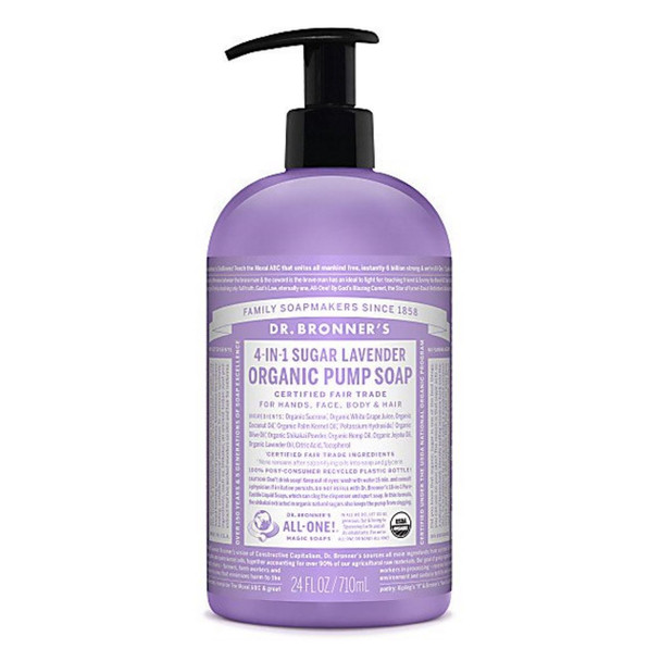Dr Bronner's 4-in-1 Lavender Organic Pump Soap - 710ml