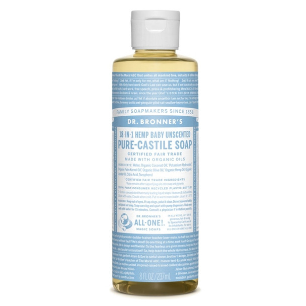 Dr Bronner's Organic Baby Mild Liquid Soap - 237ml