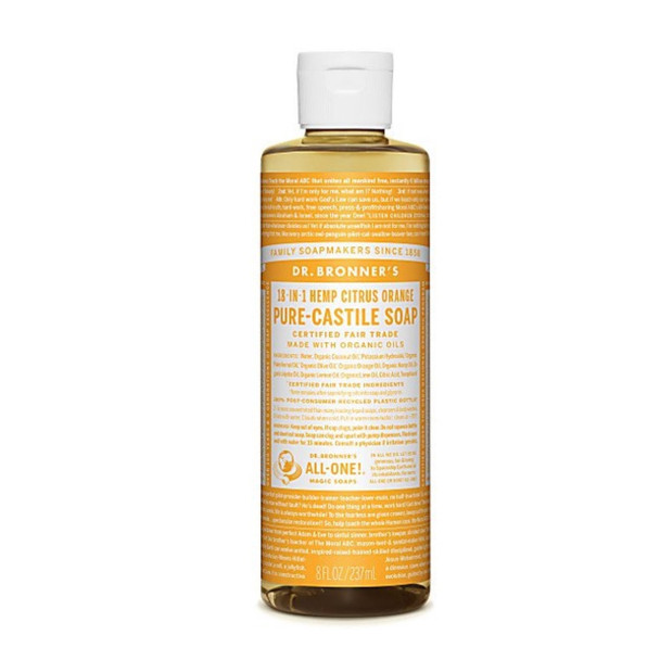 Dr Bronner's Organic Citrus Liquid Soap - 237ml