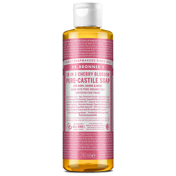 Dr Bronner's Cherry Blossom Liquid Soap - 240ml