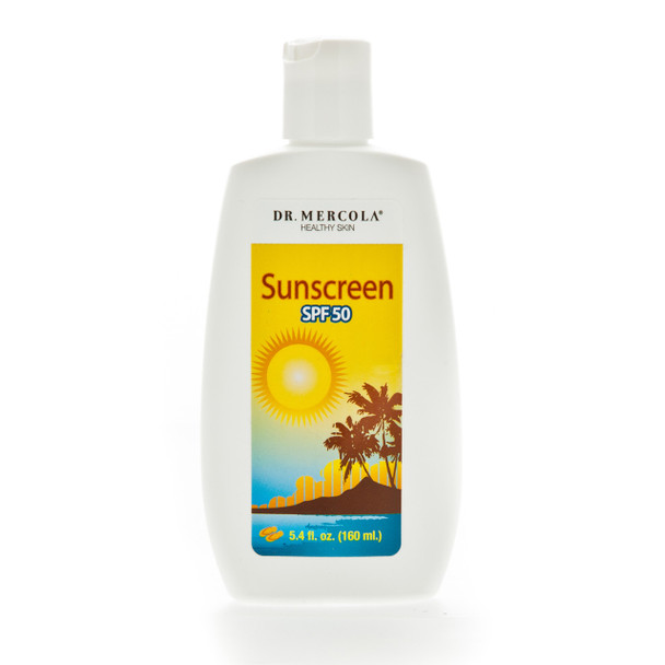 Dr Mercola Healthy Skin Natural Sunscreen w/ GreenTea SPF50 - 160ml