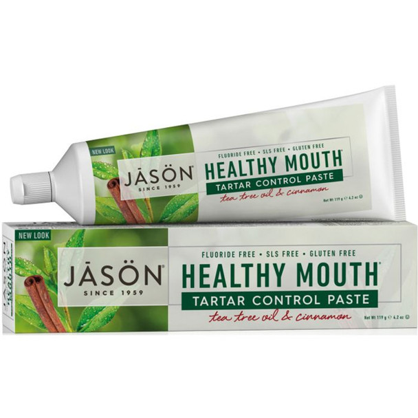 JASON Healthy Mouth Tartar Control Toothpaste Tea Tree & Cinnamon - 170g