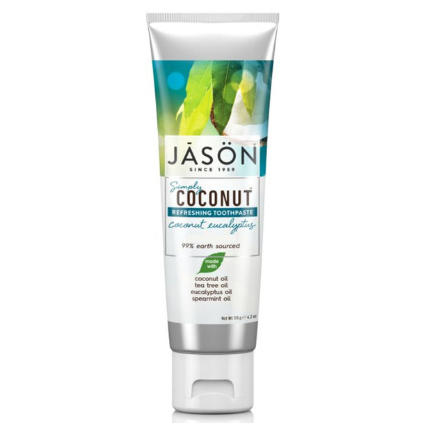 JASON Simply Coconut Refreshing Toothpaste Coconut Eucalyptus - 119g