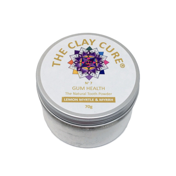 The Clay Cure Company Lemon Myrtle and Myrrh Tooth Powder - 70g