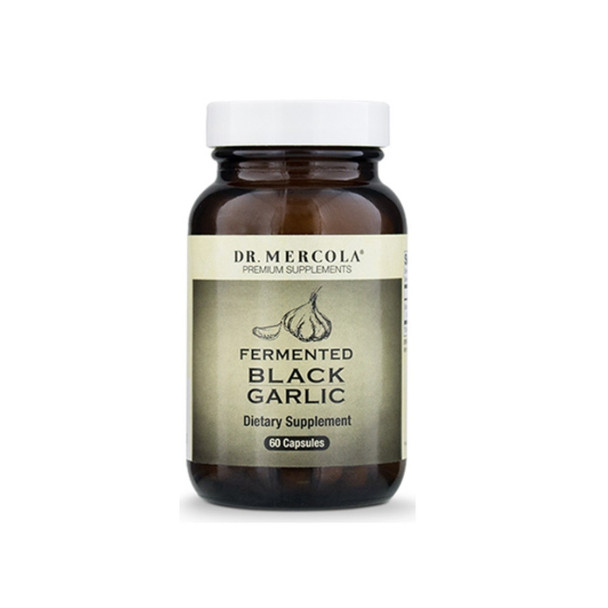 Dr Mercola Fermented Black Garlic - 60 capsules