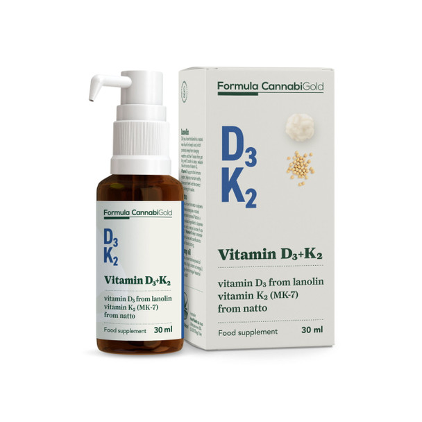 CannabiGold Formula Vitamin D3+K2 - 30ml