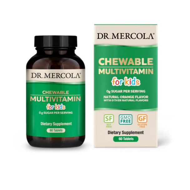 Dr Mercola Children's Chewable Multivitamin - 60 tablets