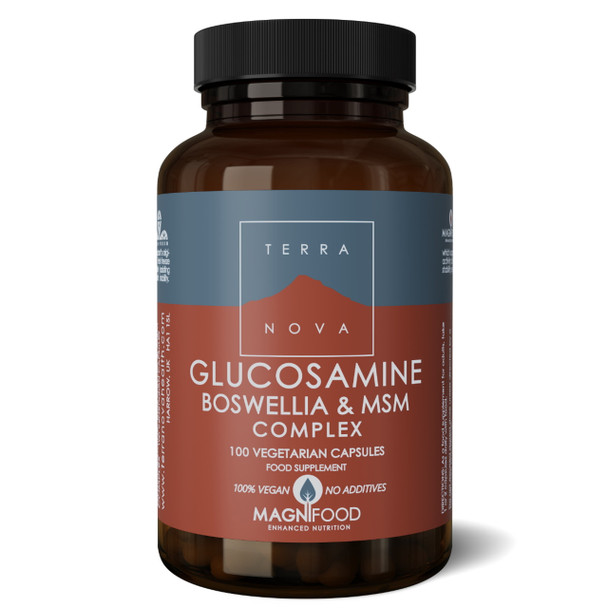 Terranova Glucosamine, Boswellia & MSM (Joint Support) - 100 capsules