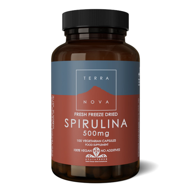 Terranova Spirulina 500mg - 100 capsules