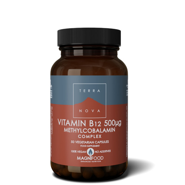 Terranova Vitamin B12 500ug - 50 capsules Terranova Vitamin B12 500ug - 50 capsules