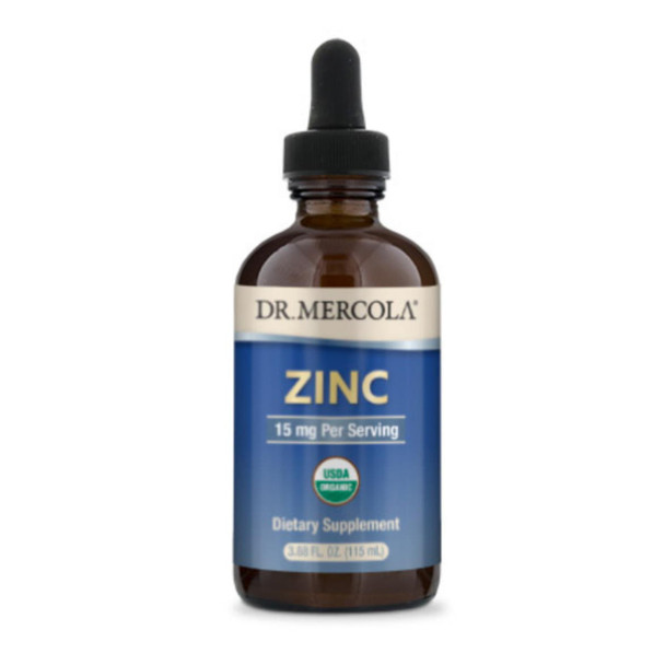 Dr Mercola Liquid Zinc Drops - 115ml