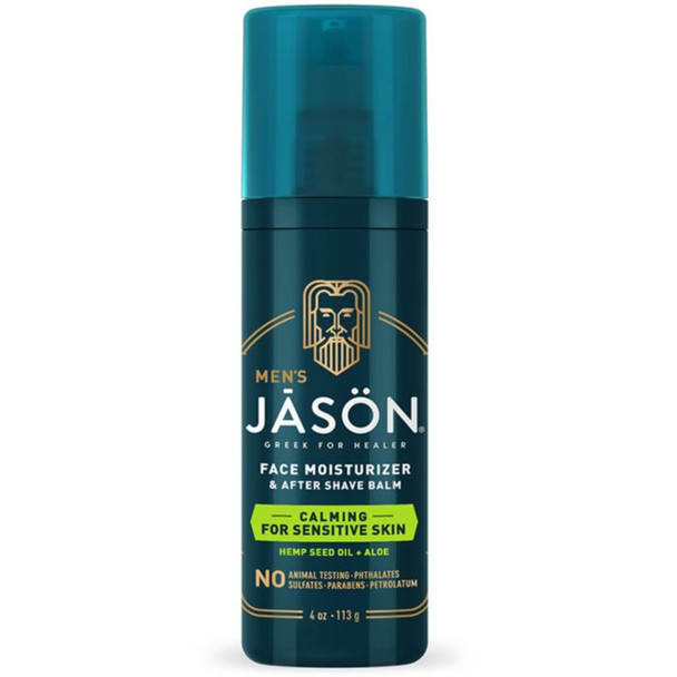 JASON Men's Calming Face Moisturiser and After Shave Balm - 113g