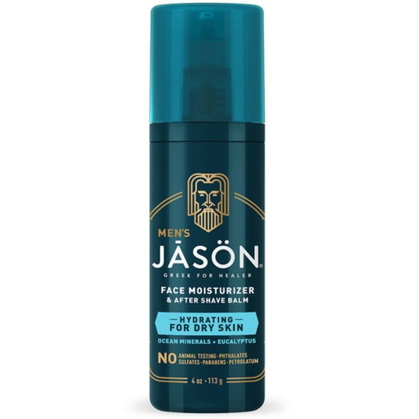 JASON Men's Hydrating Face Moisturiser and After Shave Balm - 113g