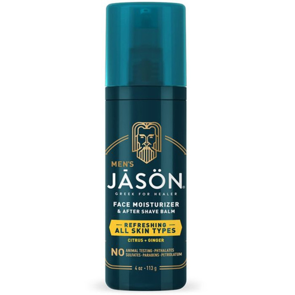 JASON Men's Refreshing Face Moisturiser and After Shave Balm - 113g