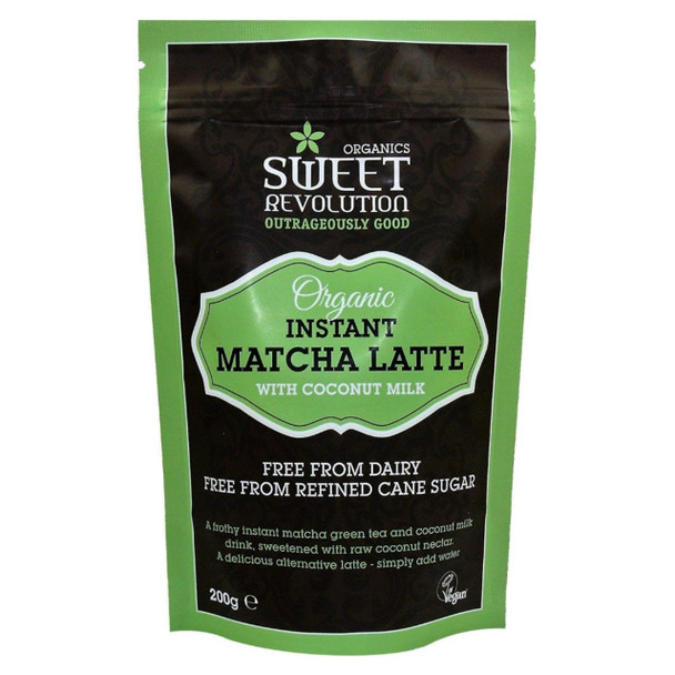 Sweet Revolution Organic Instant Matcha Latte with Vanilla - 200g