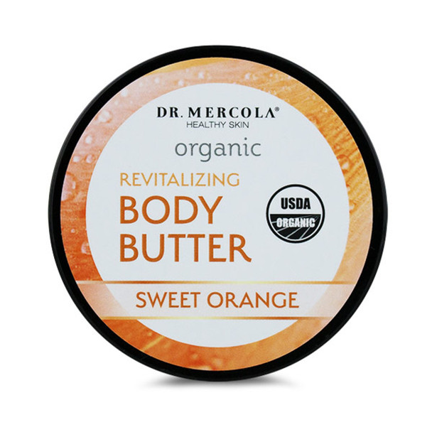 Dr Mercola Healthy Skin Organic Body Butter (Sweet Orange) - 113g