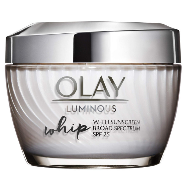 Olay Luminous Whip Face Moisturizer with Sunscreen, SPF 25, 1.7 Oz