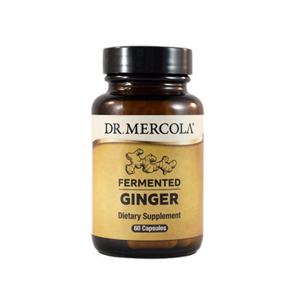 Dr Mercola Fermented Ginger - 60 caps