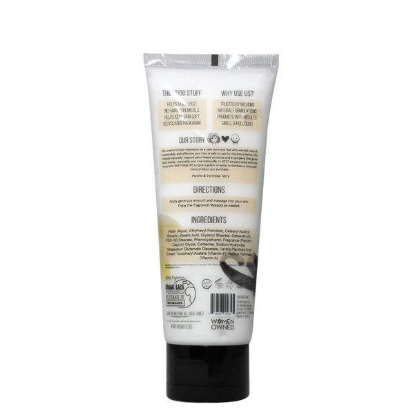 Urban Hydration Vanilla Hand Cream Sulfate Paraben and Dye Free Good