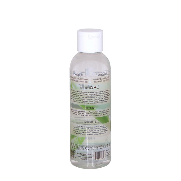 Urban Hydration Bright & Balanced Aloe Vera Leaf Face Toner | Removes Excess Oil, Balances Skin pH, Hydrates, Refreshes Skin