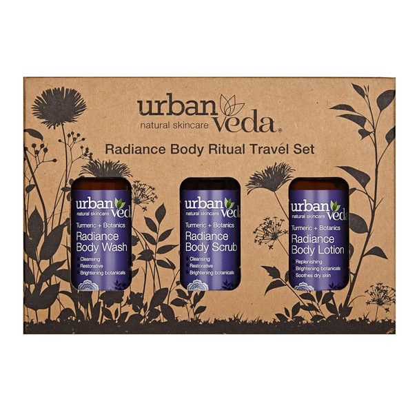 Urban Veda Radiance Body Ritual Travel Set