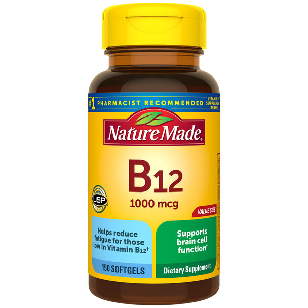 Nature Made Vitamin B12 1000 mcg 150 softgels