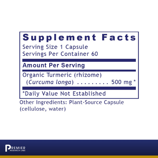 Premier Research Labs Turmeric - Liver Support & Gastrointestinal Health - Naturally Occurring Curcuminoids - Digestive Support