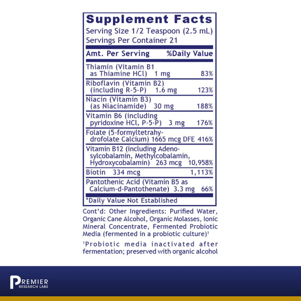 Premier Research Labs Max B-Nd - Supports Liver Health, Energy Levels, Brain Health & More - Vitamin B-Complex Liquid - Immune