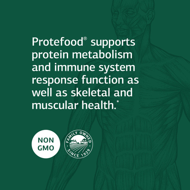 Standard Process Protefood -Whole Food Rna Supplement, Bone Health, Metabolism And Immune Support With Organic Carrot, Choline