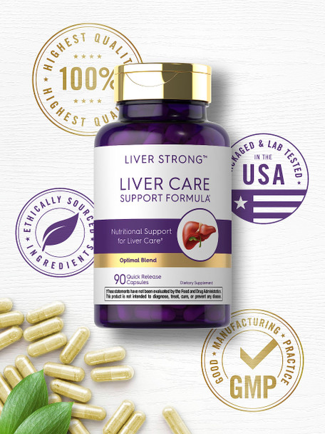 Carlyle Liver Support Supplement | 90 Capsules | Powerful Complex | Liver Care Formula | Non-Gmo, Gluten Fee