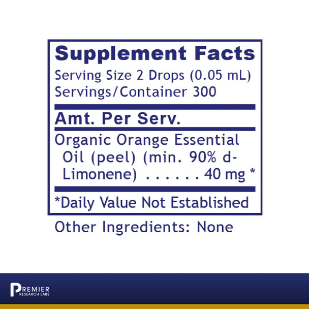Premier Research Labs Limonene - Highly Bioavailable - Supports Cellular Health - Detoxification Properties - Cleanser Detox - Es