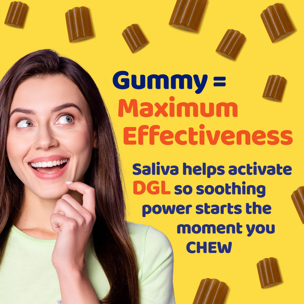 Enzymedica, Dgl Stomach Soothe Gummies, Supports Digestive Health And Occasional Heartburn, Chocolate, 74 Count